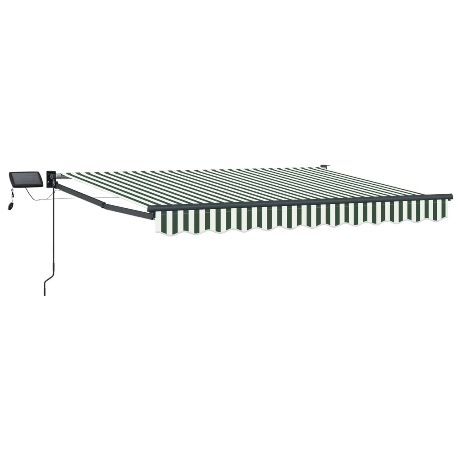 vidaXL Manuelle Gelenkarmmarkise mit LEDs 3,5 x 2,5 m 3419454