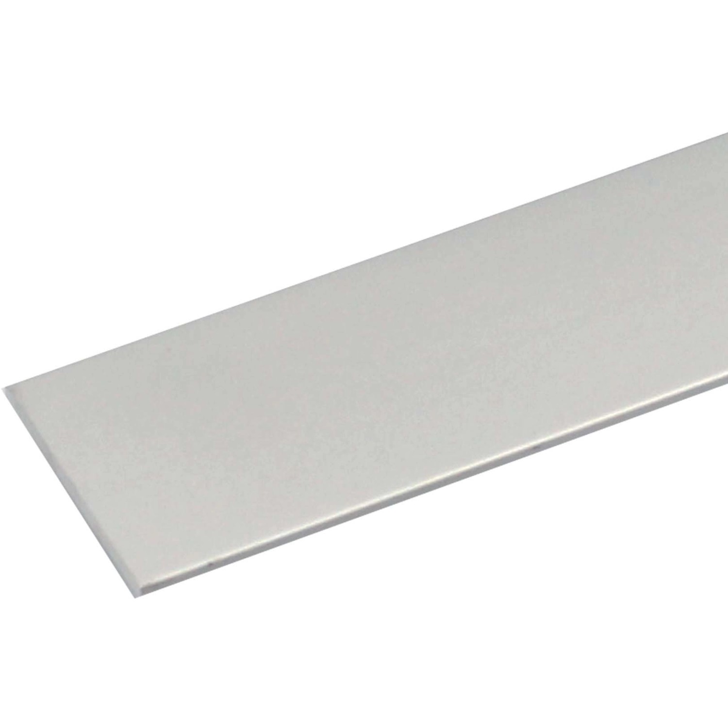 Arcansas Flachstange Aluminium Silber eloxiert 3 x 60 x 1000 mm