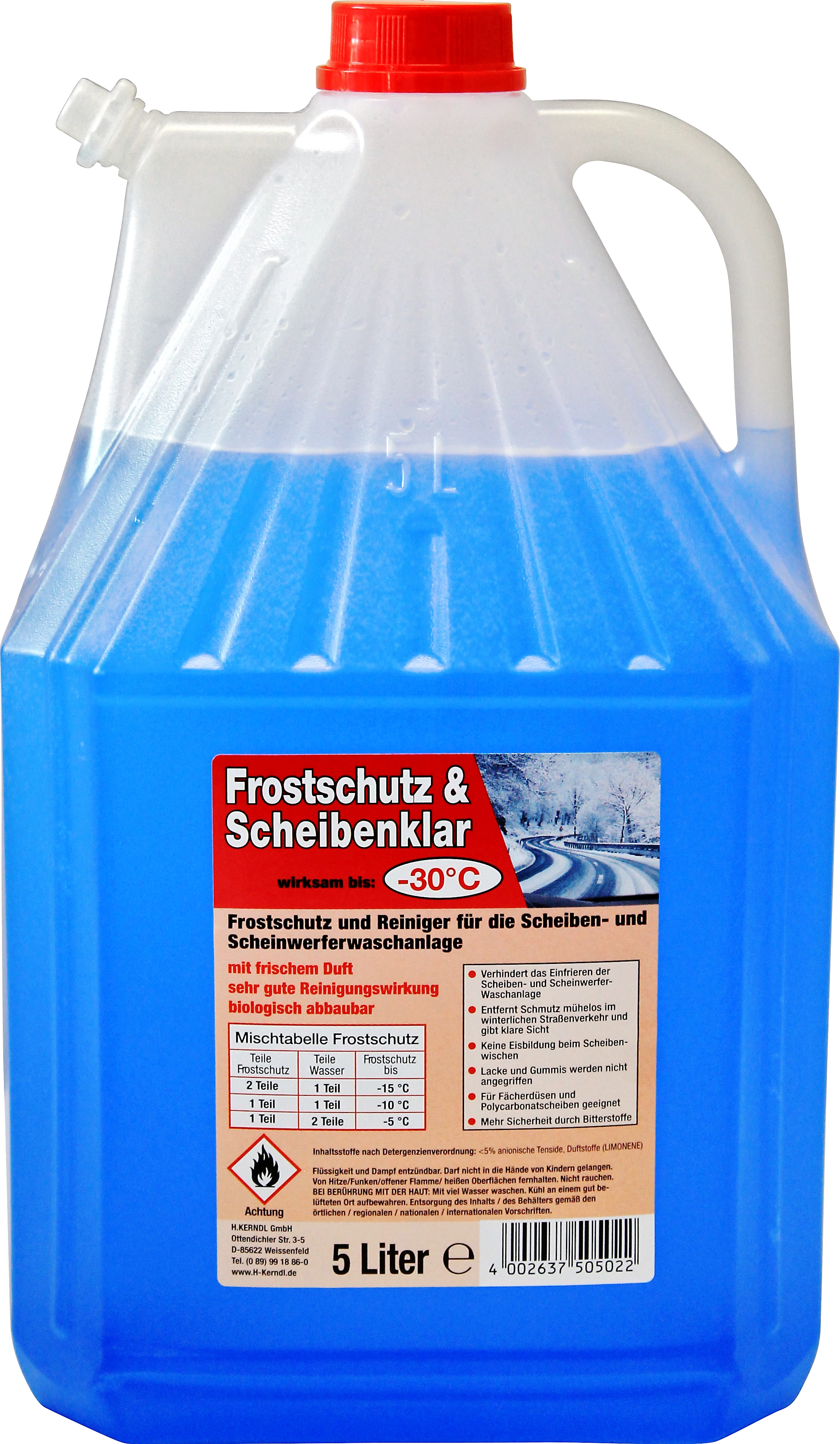 Scheibenfrostschutz 5 l Klarblick - 60 Grad - Baustoffhandel