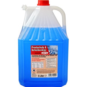 5L Frostschutz & Scheibenklar bis -30°C in Schnabelkanne für klare Sicht im Winter.
