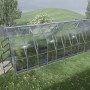 Klasika Gewächshaus 20m² mit Polycarbonat, 4 Dachfenster. Stabiles, transparentes Garten Gewächshaus.