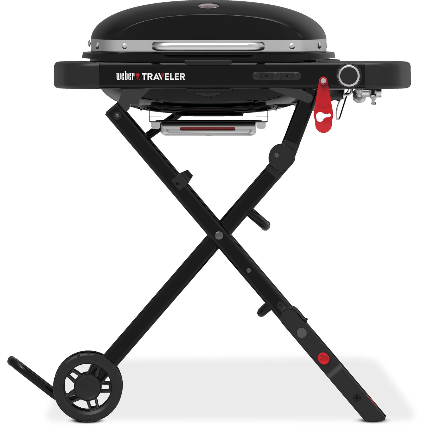 Weber Camper Gasgrill Traveler Compact Schwarz 50 x 33,5 cm