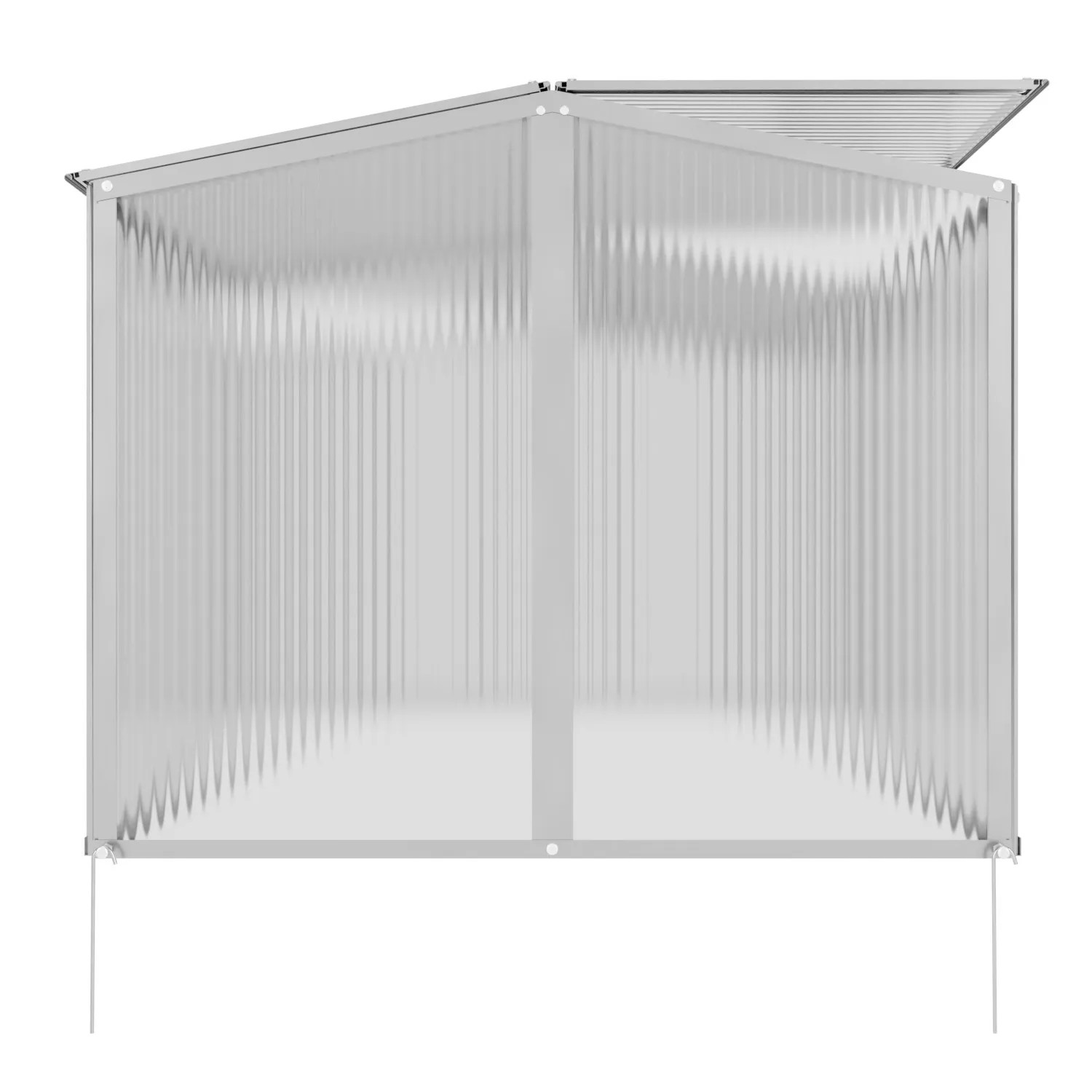 Garmio Mini-Frühbeet mit Dachfenster, UV-Schutz, Alu-Rahmen.