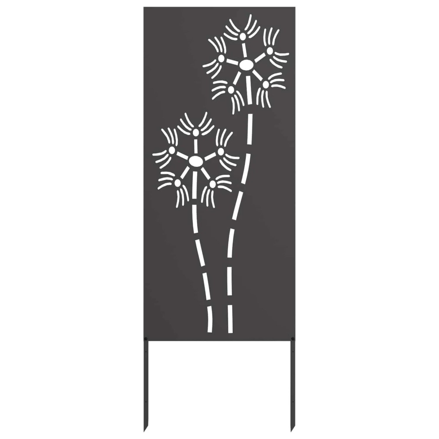 vidaXL Garten Sichtschutz-Leinwand Schwarz 50 x 140 cm 876280