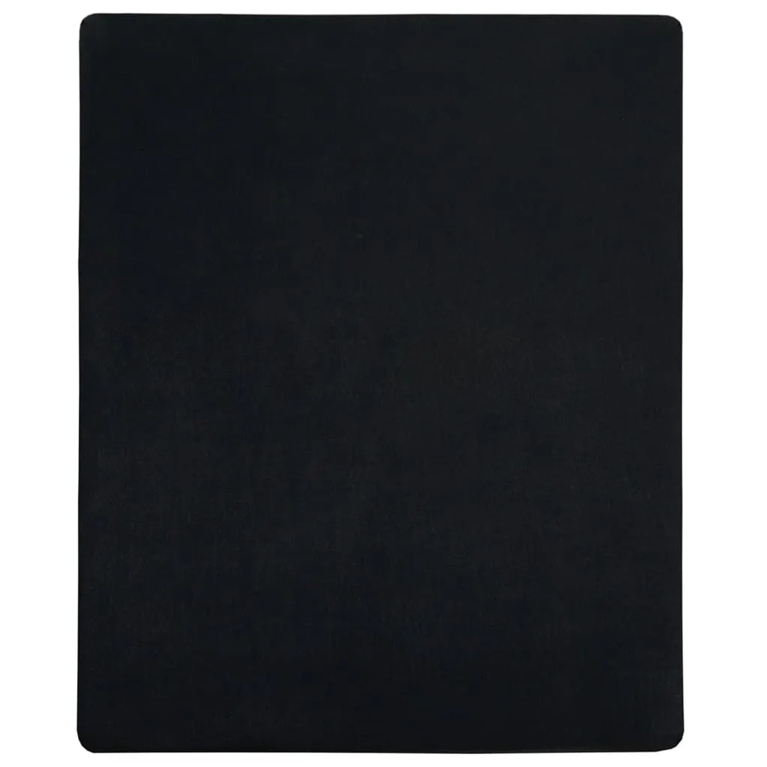vidaXL Spannbettlaken Jersey Schwarz 160x200 cm Baumwolle 136216