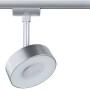 Paulmann Urail LED Schienenspot Circle, chrom matt, an Schiene. Warmweißes Licht, dimmbar.