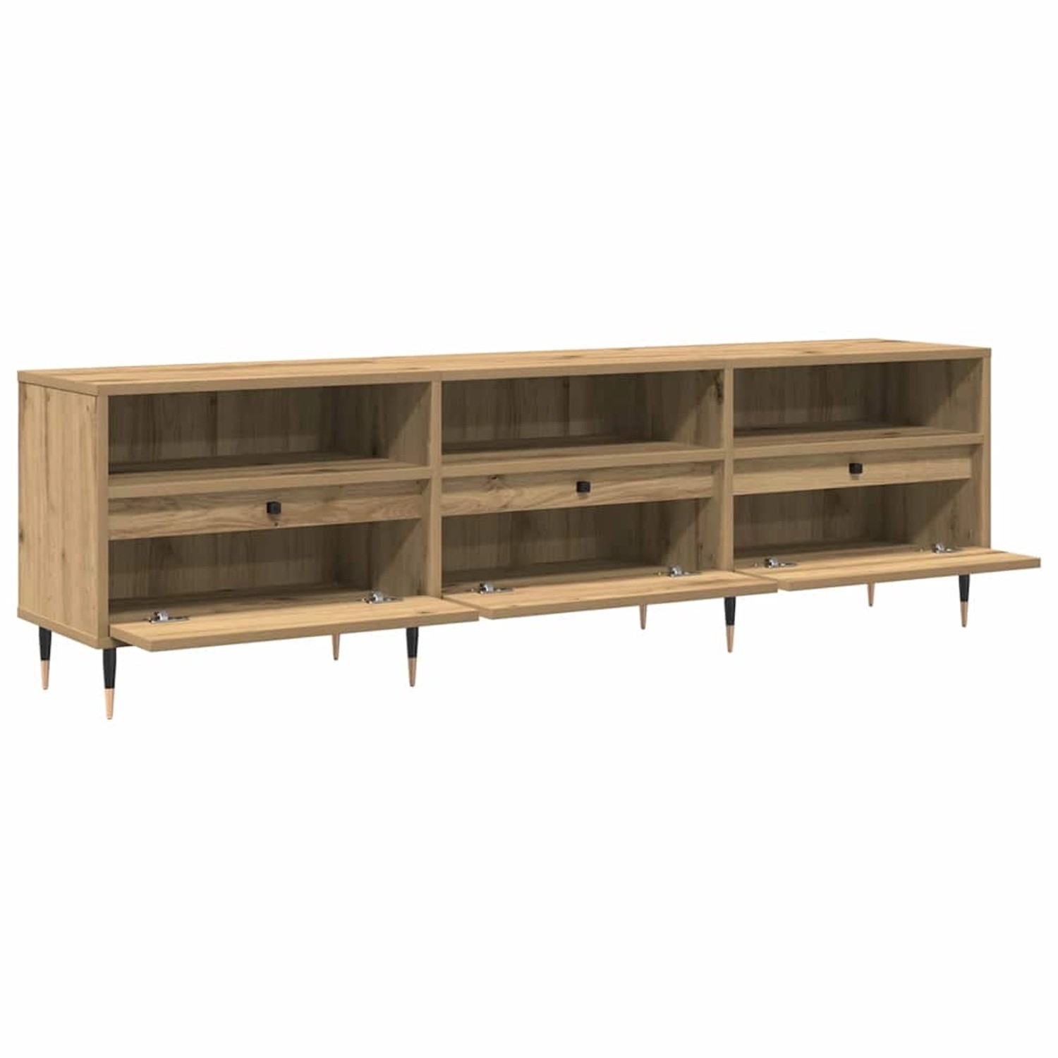 vidaXL TV-Schrank Eiche Handwerklich 150 x 30 x 44,5 cm Holzwerkstoff 86907 günstig online kaufen