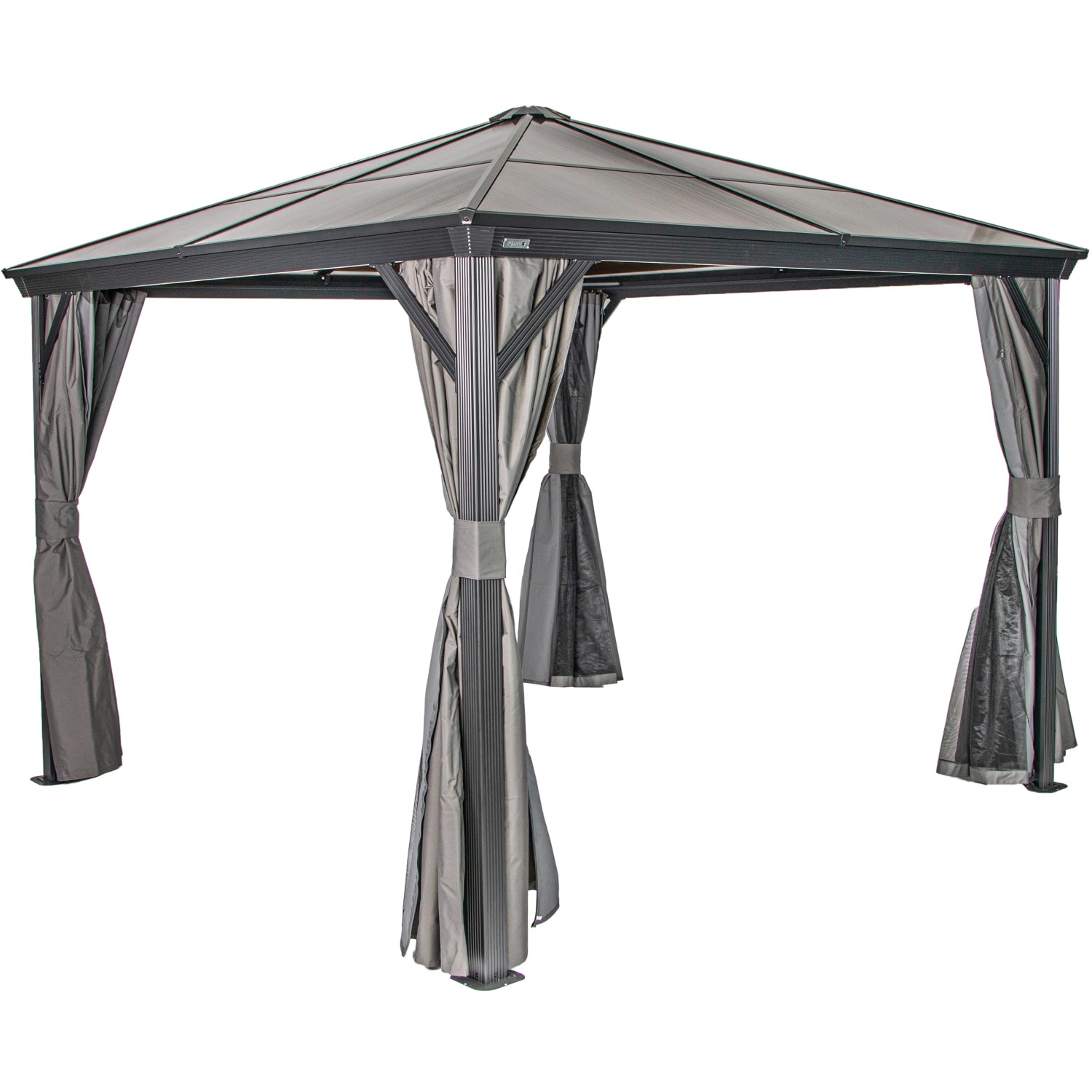 Sojag Aluminium-Pavillon Verona 10 x 10 Anthrazit 298 cm x 298 cm x 261 cm