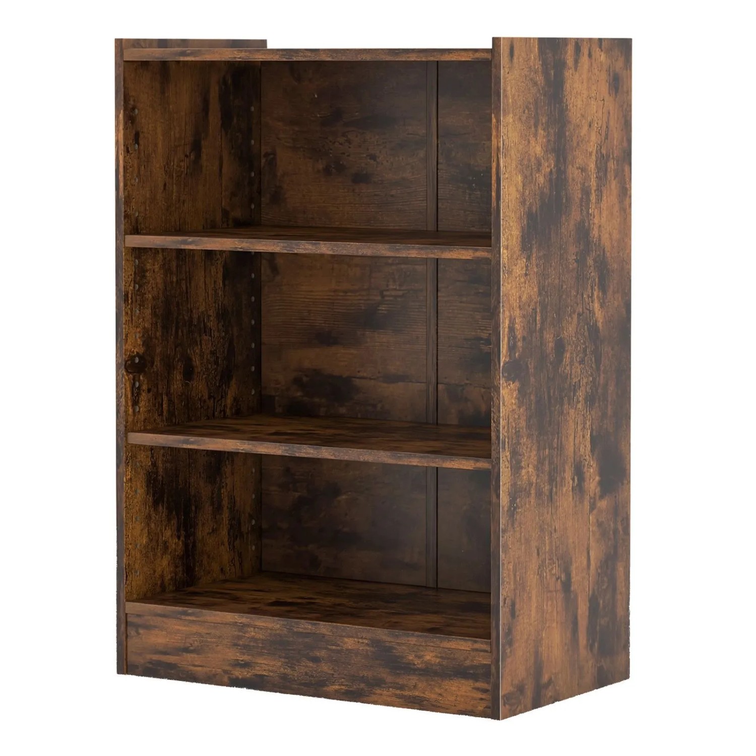 Costway Bücherregal 3 Fächer Vintagebraun 30 x 50 x 75 cm günstig online kaufen