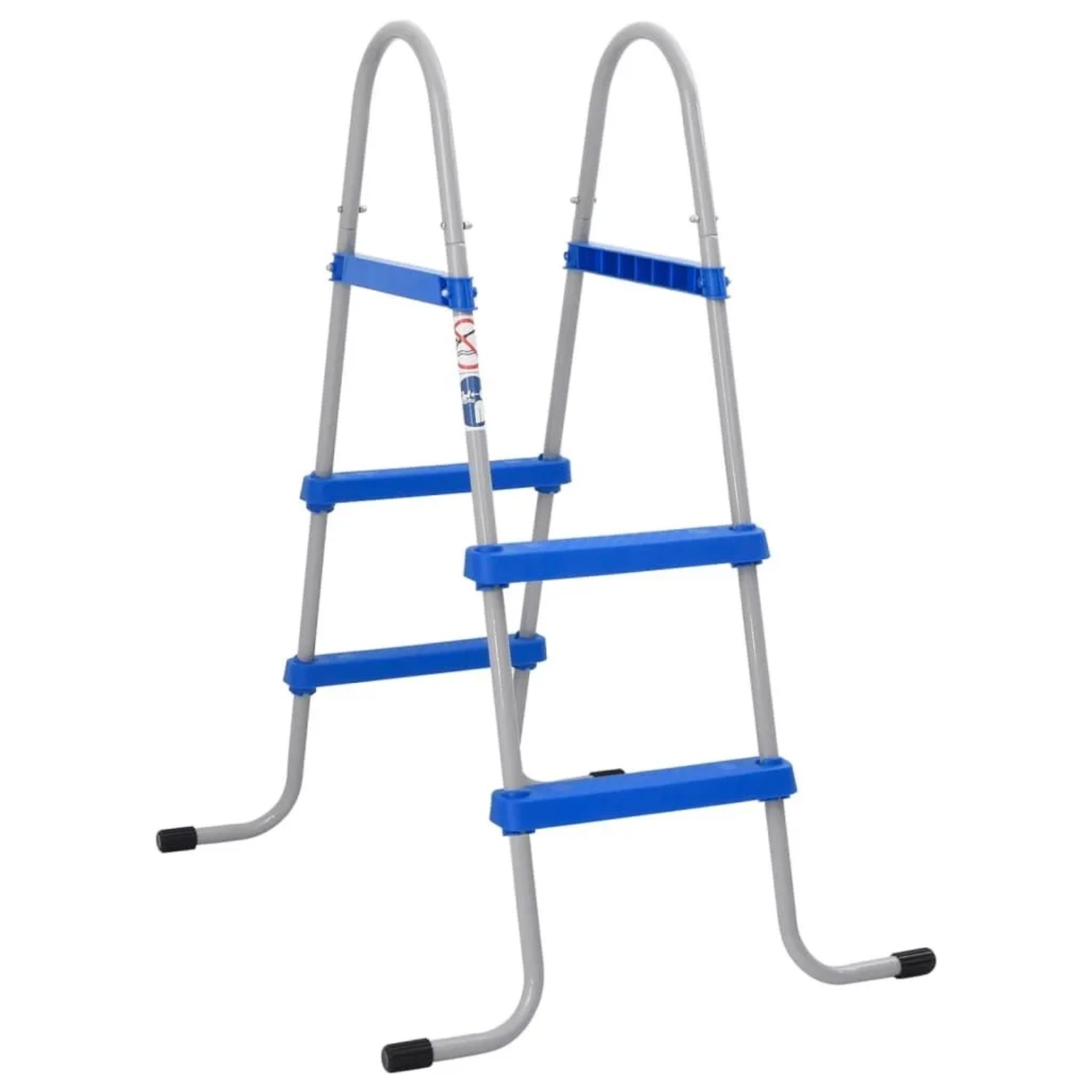 vidaXL Pool-Leiter für Aufstellpools 84 cm Stahl und Kunststoff 4010325
