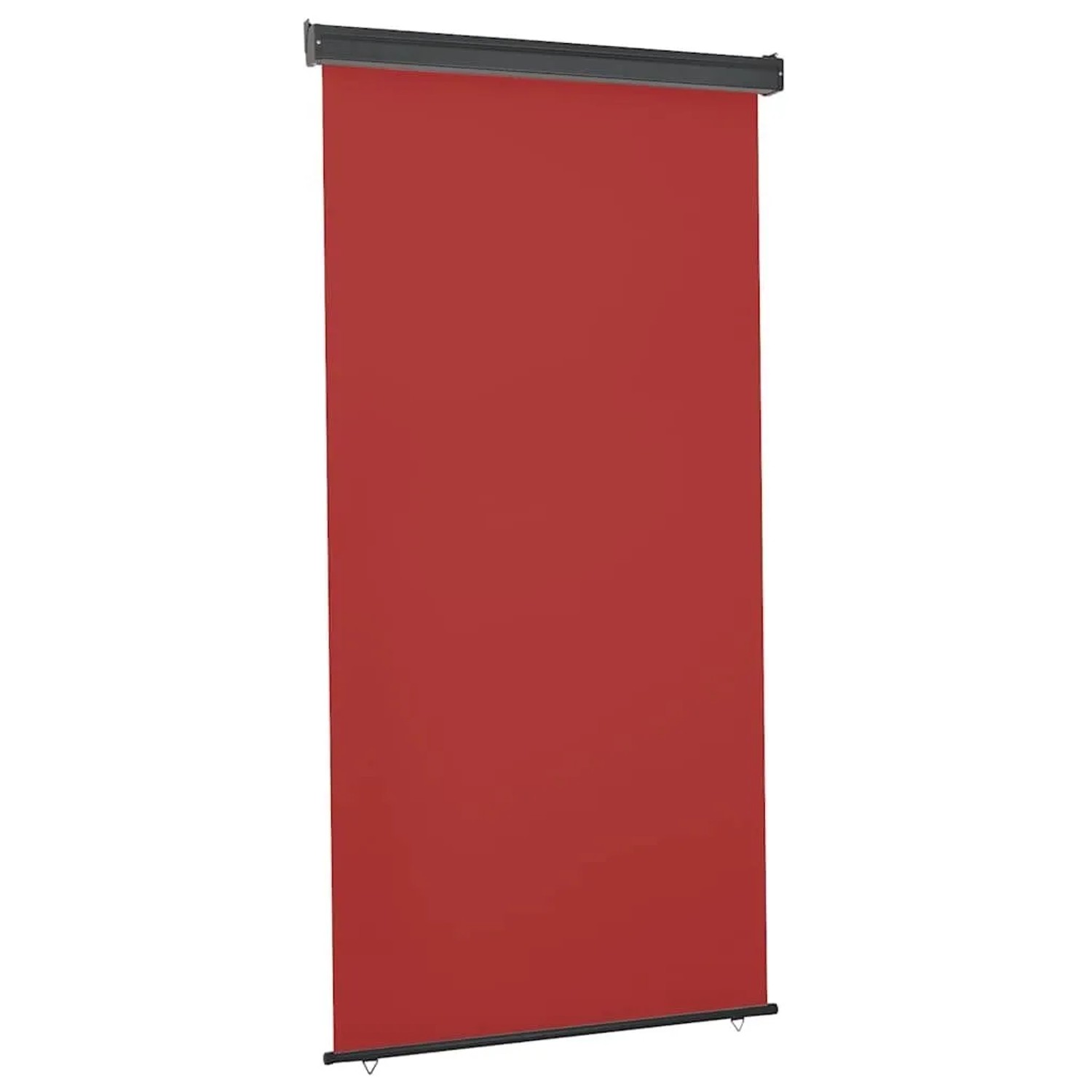 vidaXL Balkon-Seitenmarkise 125x250 cm Rot 48421
