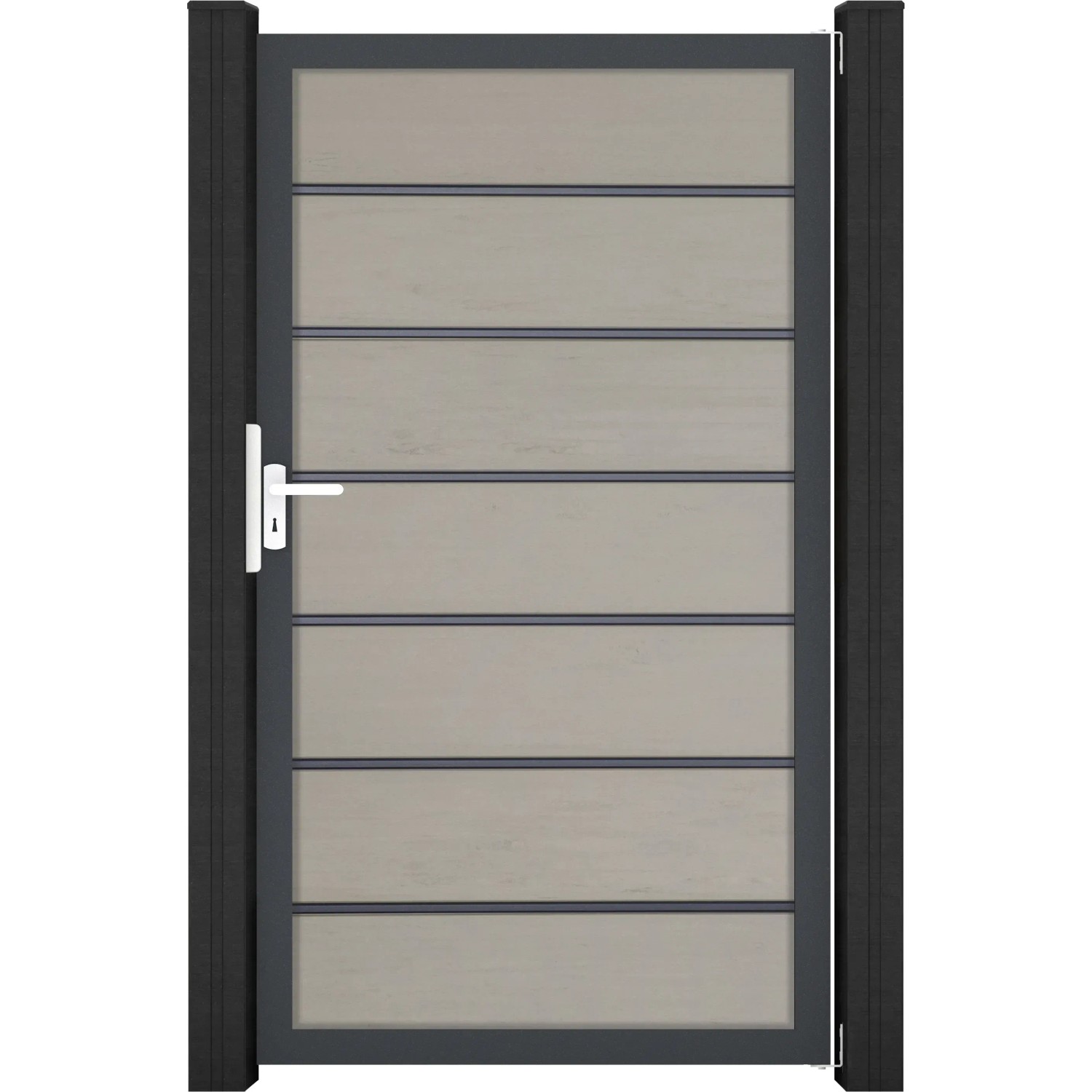 GroJaSolid Grande Premium Tor Bi-Color Sand 100x180 cm Rahmen DB703