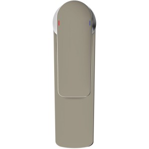 Ideal Standard Waschtischarmatur Connect Air Grande in Silver Storm, Aufsicht.