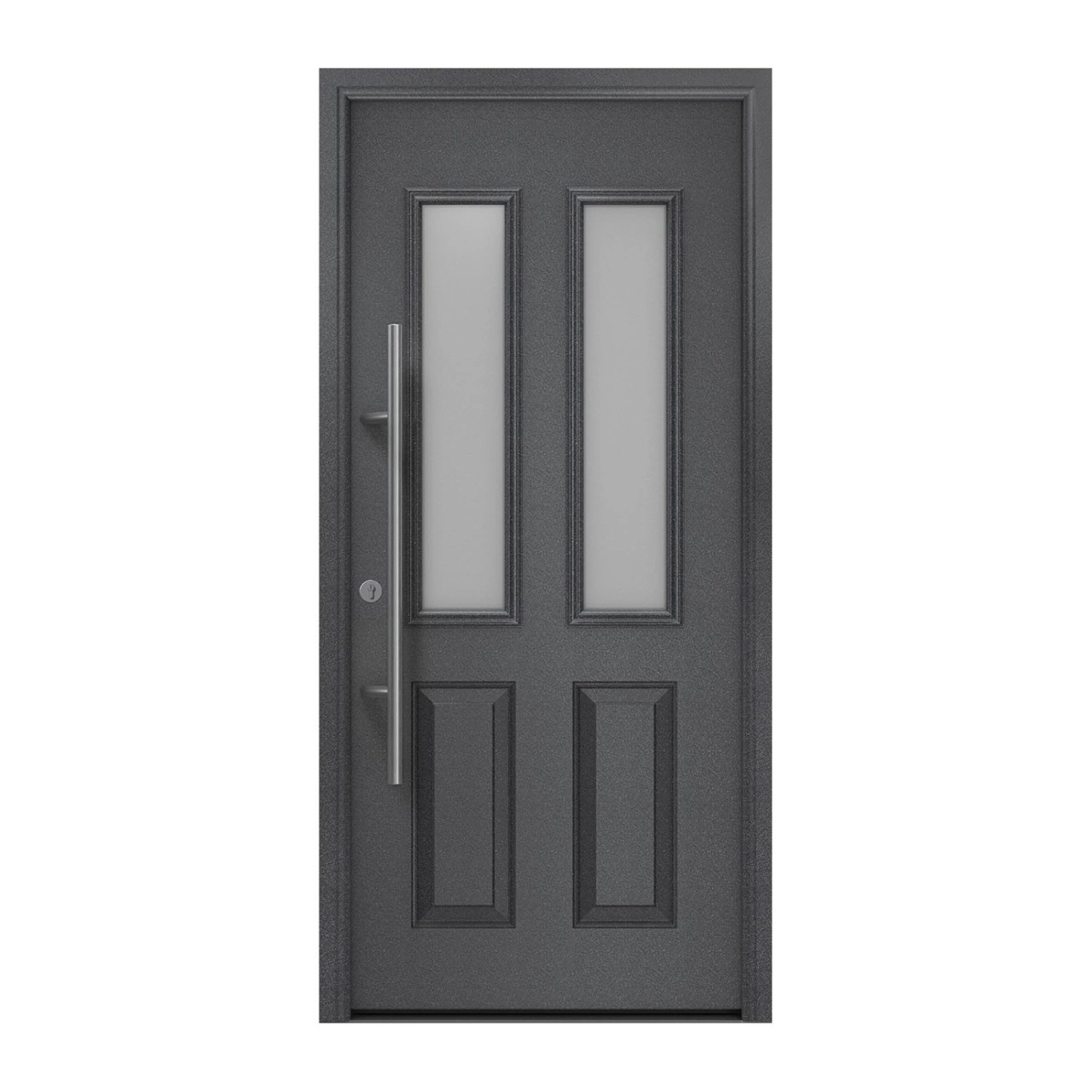 EcoStar Haustür Isopro Secur IPS 410S Anthrazitmetallic 110 cm x 210 cm DIN günstig online kaufen