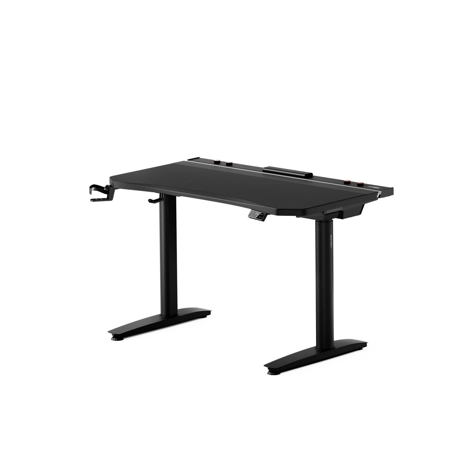 DIABLO CHAIRSElektrisch Verstellbarer Gaming-Schreibtisch Schwarz X-Forge 1200 x 700 mm