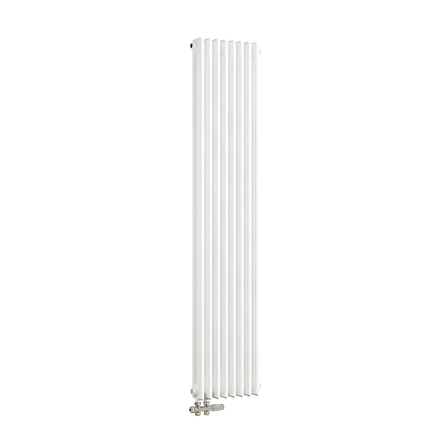 Duschparadies 1800x380mm Traditioneller Heizkörper für Warmwasserbetrieb Weiß 1552W 3Säulen