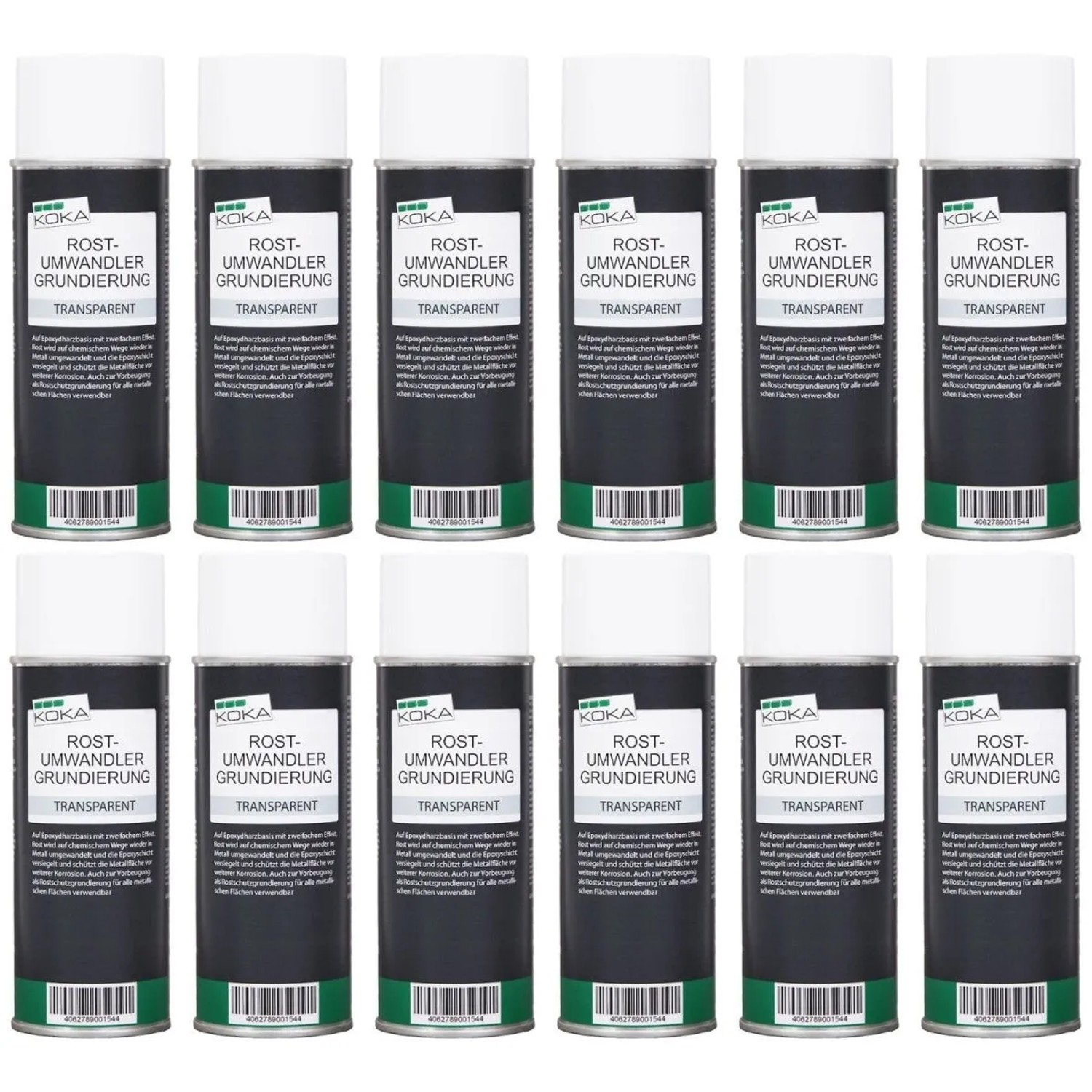 KOKA 12x Rostumwandler Grundierung Transparent