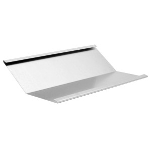 Inefa Kehlblech mit Wasserfalz, 200cm, Aluminium Silber, für Dachentwässerung.