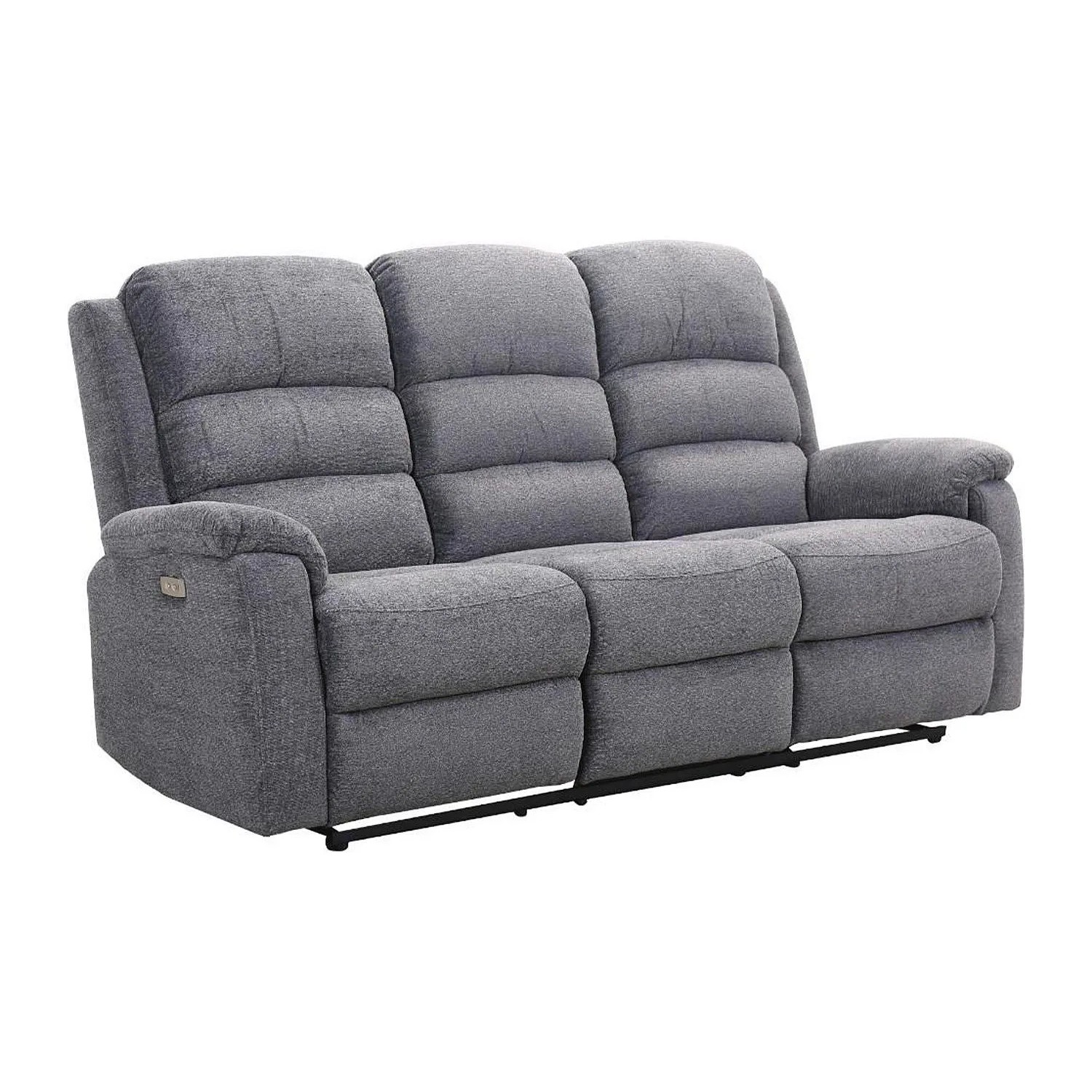 Vente-unique Relaxsofa Nevers Grau 187 cm