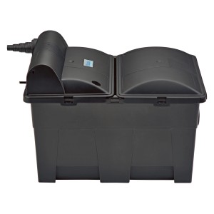 Oase BioSmart UVC 16.000 Durchlauffilter für Teiche bis 16m³, mit UVC-Technologie zur Algenbekämpfung.