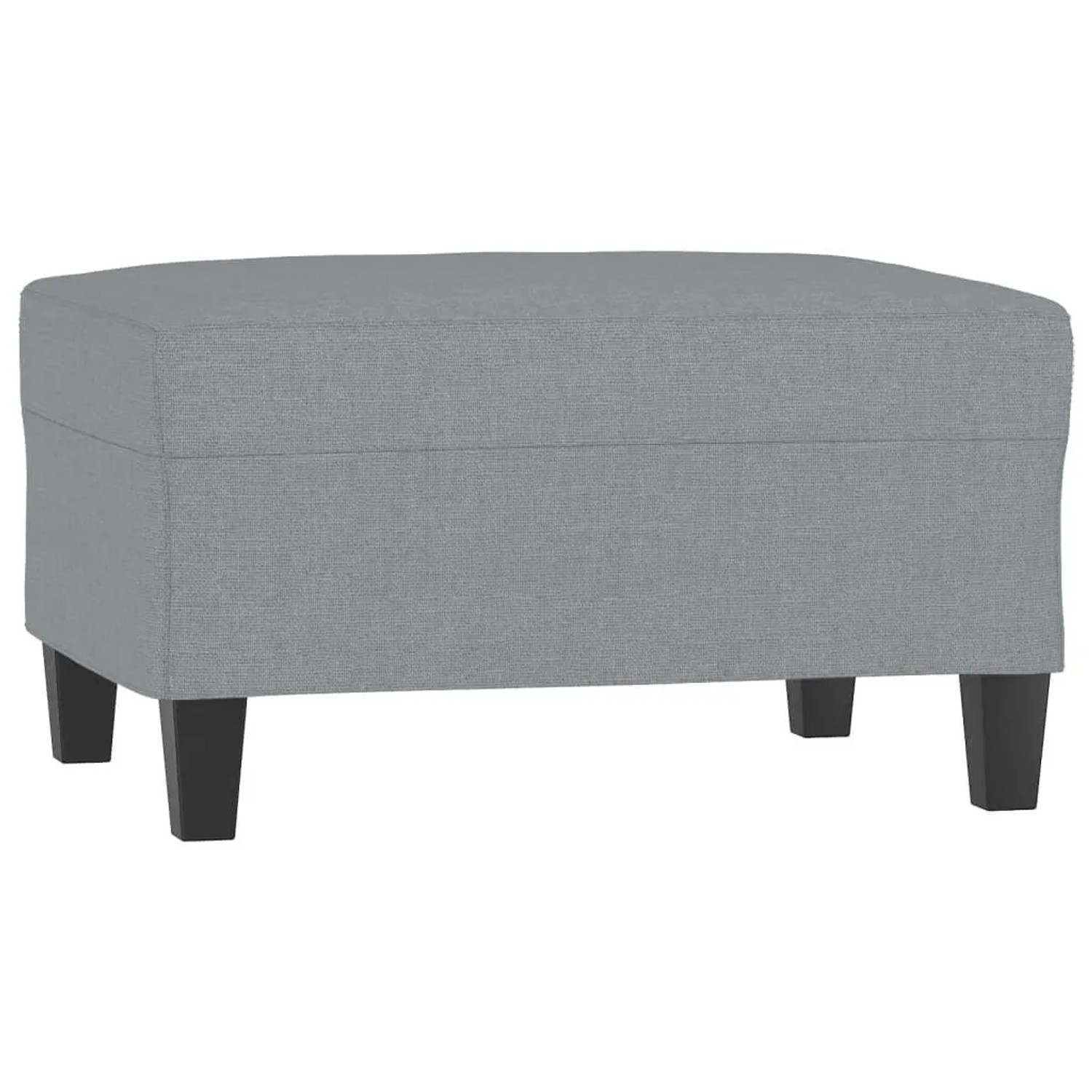 vidaXL Fußhocker Hellgrau 70x55x41 cm Stoff 349347