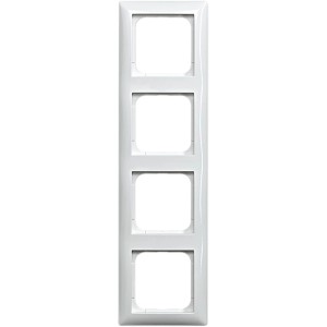 Busch-Jaeger 4-fach Abdeckrahmen Balance SI Alpinweiß für Schalterprogramme.