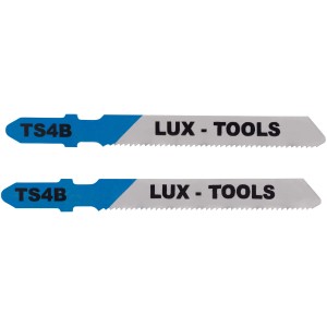 2 LUX Stichsägeblätter für Metall Feinschnitte mit T-Schaftaufnahme.