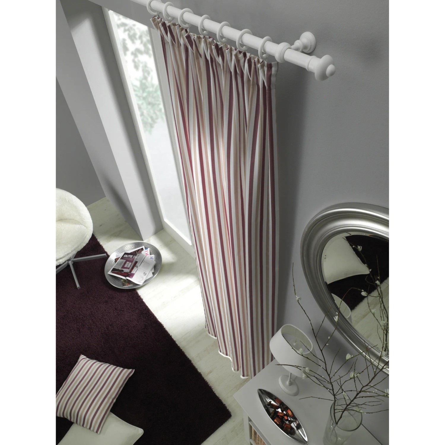 Gardinia Fenster Gardinenstangen-Set Bifo 28 mm Weiß 300 cm kaufen bei OBI