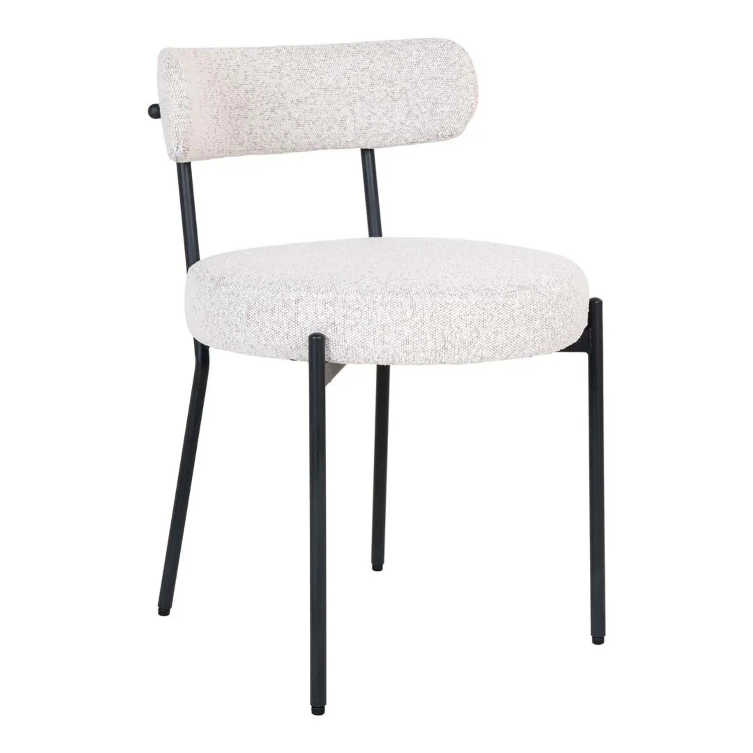 ebuy24 Badalona Esszimmerstuhl Weiß