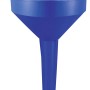 Blauer LUX Trichter, Ø 50 mm, für tropffreies Umfüllen von Flüssigkeiten im Auto.
