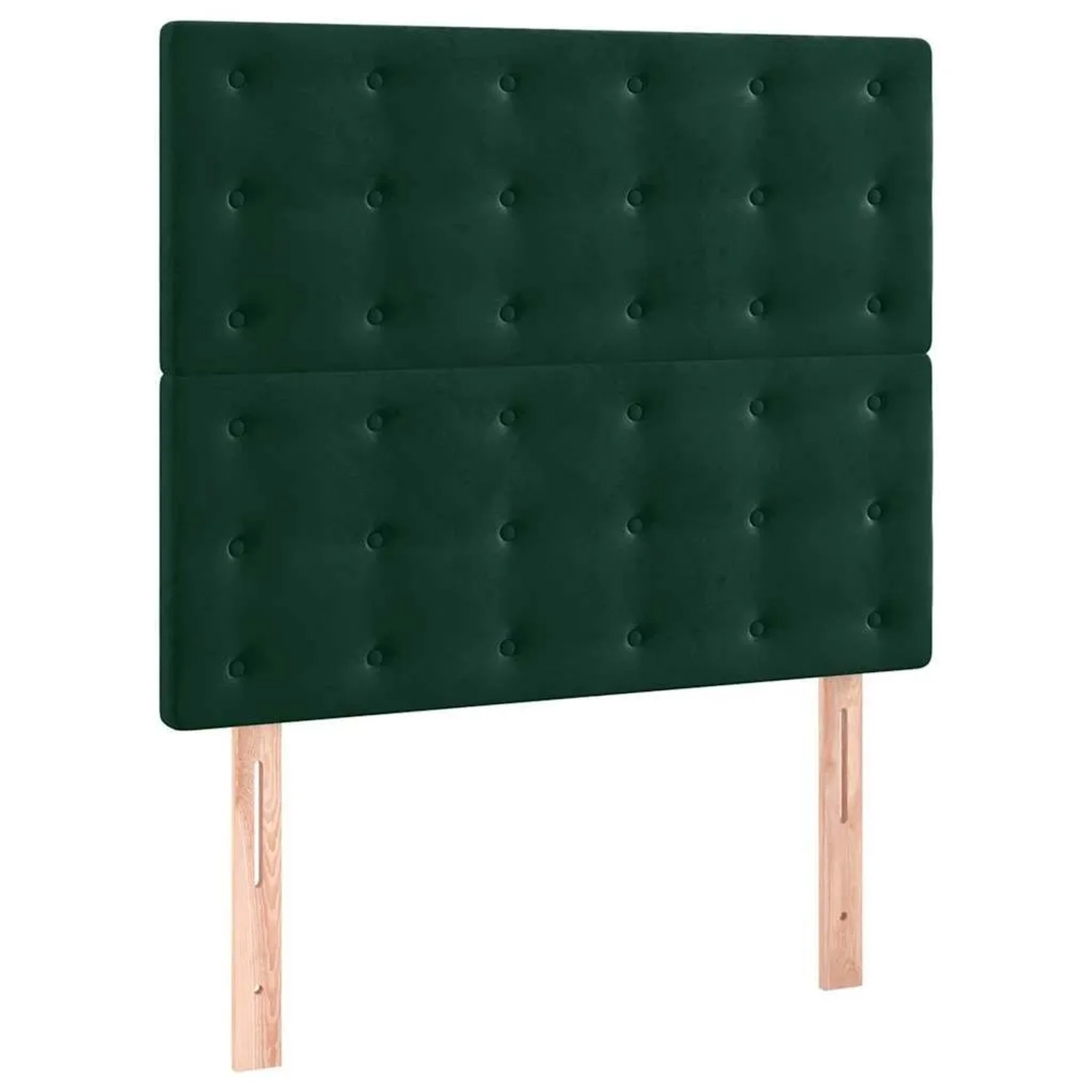 vidaXL Kopfteil Dunkelgrün 90x5x118/128 cm Samt 3116805