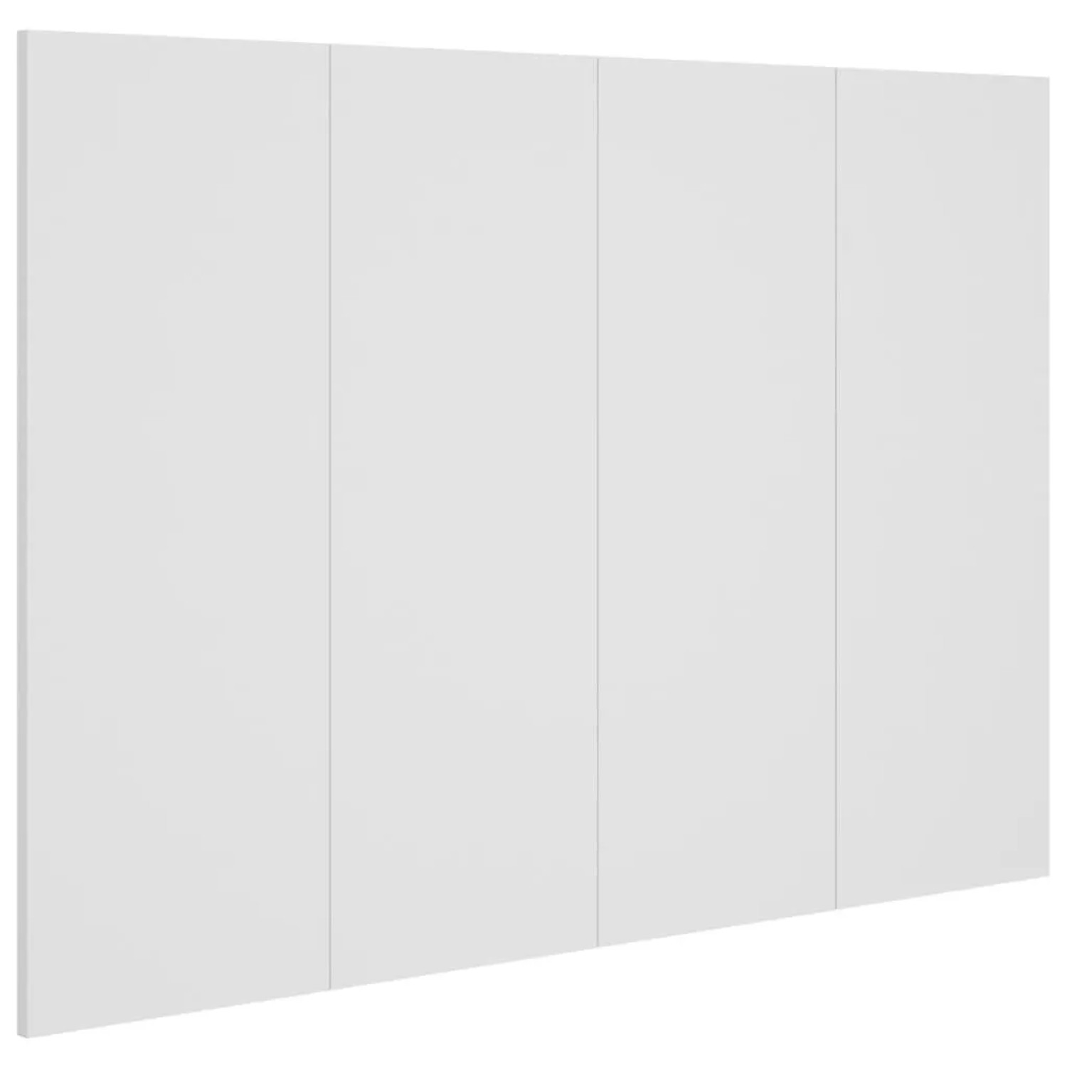 vidaXL Kopfteil Weiß 120x1,5x80 cm Holzwerkstoff 811025