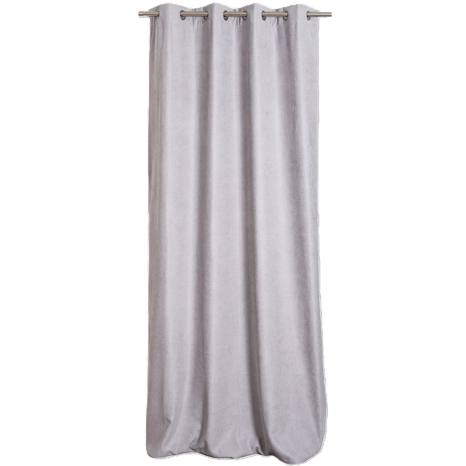 Cosy Living Wärmeschutzvorhang Luna mit Ösen 145 cm x 260 cm Hellgrau günstig online kaufen