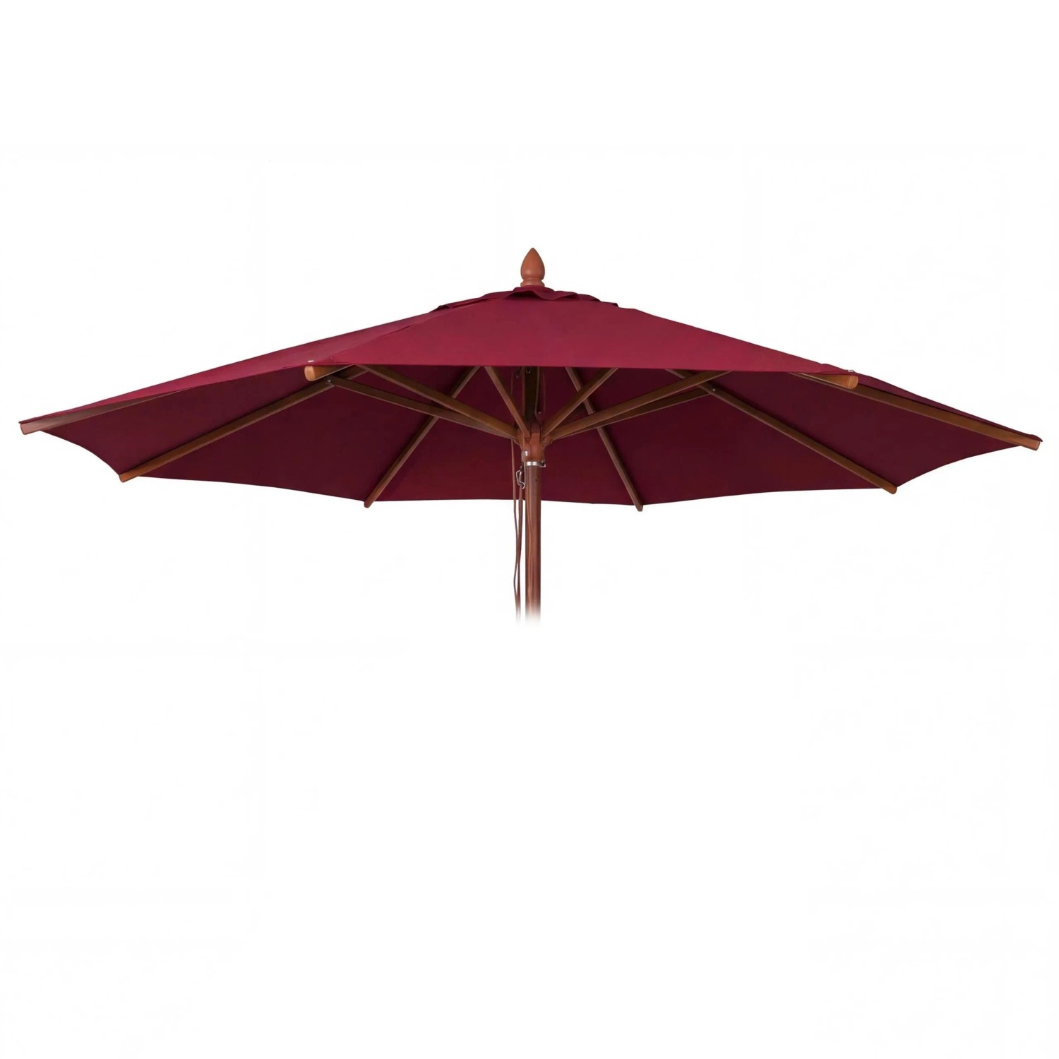 MCW Ersatz-Bezug Für Gastronomie Holz-Sonnenschirm C57b Rund Ø4m Polyester Bordeaux