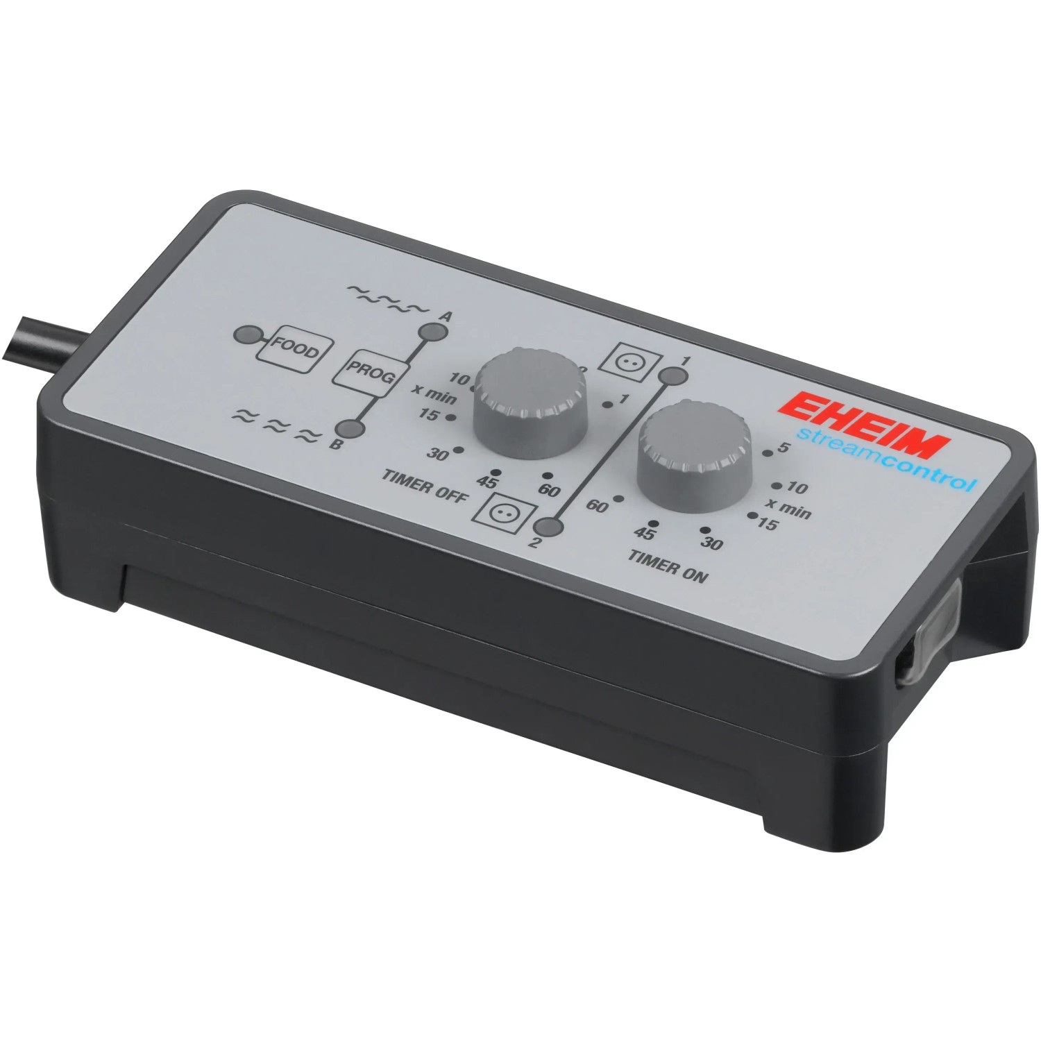 Eheim Streamcontrol Strömungssimulator für Aquarien mit zwei Drehreglern zur Einstellung der Strömung.