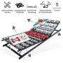 Matratzen Perfekt TerraMed T-Flex Teller-Lattenrost 140x200 cm manuell verstellbar 5-Zonen 55 Tellermodule_3