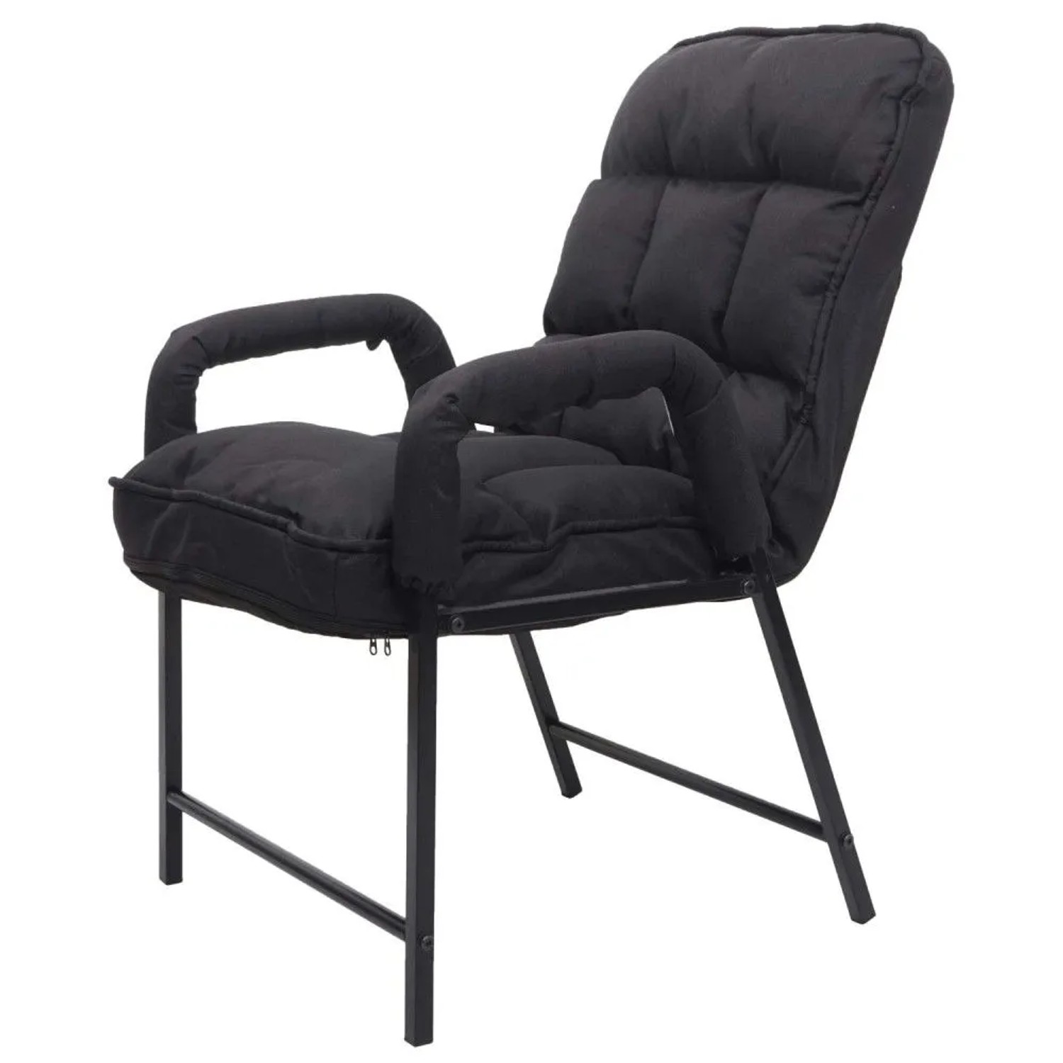 MCW Esszimmerstuhl K40 Stoff/Textil Schwarz