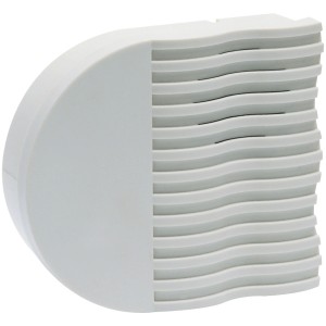 Weißer REV Westminster Gong mit Lautsprecher und Ein-/Ausschalter für Türklingel-Systeme.