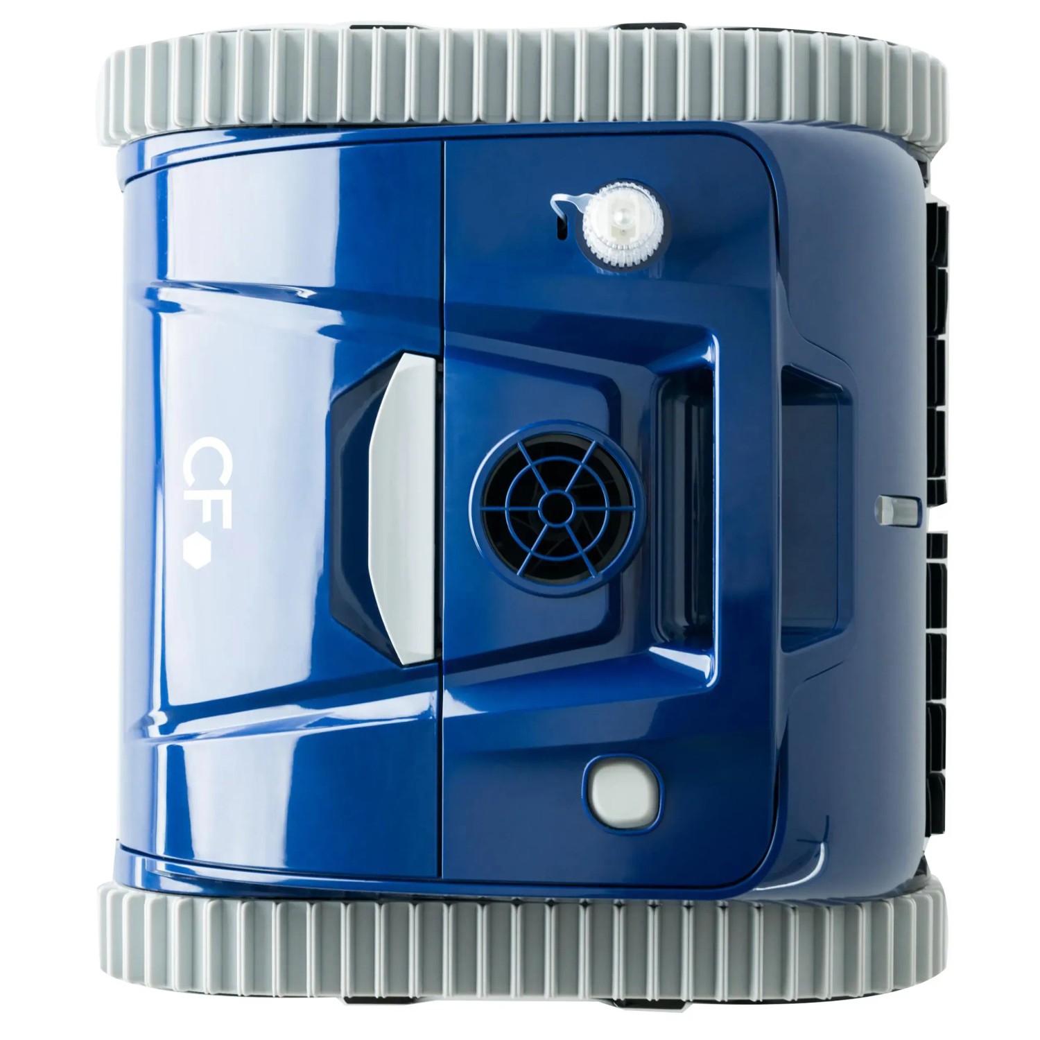 Blau-schwarzer CF Poolroboter CF200CL mit Akku für die automatische Poolreinigung.
