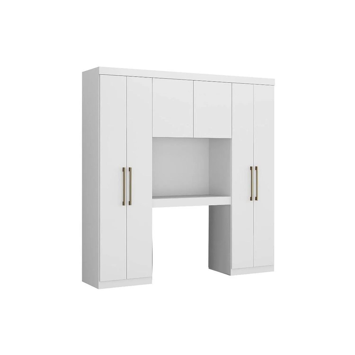 Vente-unique Bettbrücke Antero Weiß 200 cm