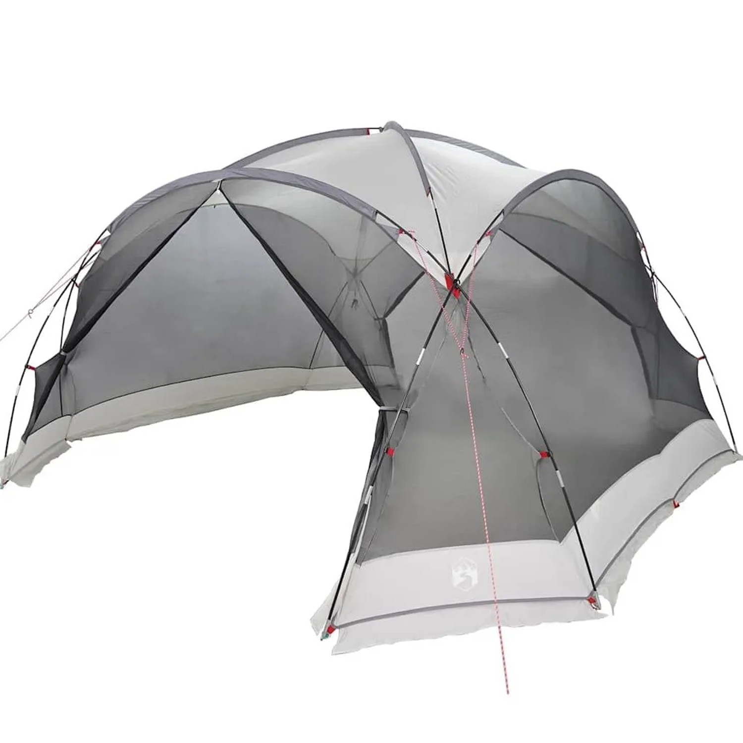 vidaXL Zelte mit Dach Grau 434 x 434 x 230 cm Polyester 4100696_9