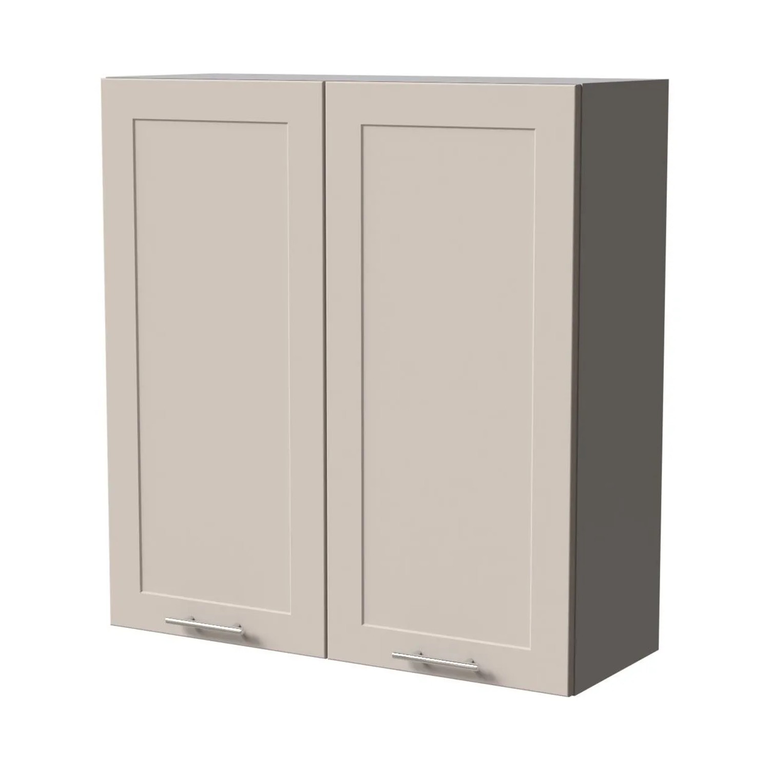 Feldmann-Wohnen Hängeschrank Oslo W4/90 Grau / Kaschmir Matt 90 / 32,5 / 96cm