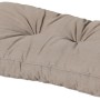 Madison Rückenkissen Basic, 40x60x8 cm, Taupe, für Palettenmöbel & Gartenstühle.
