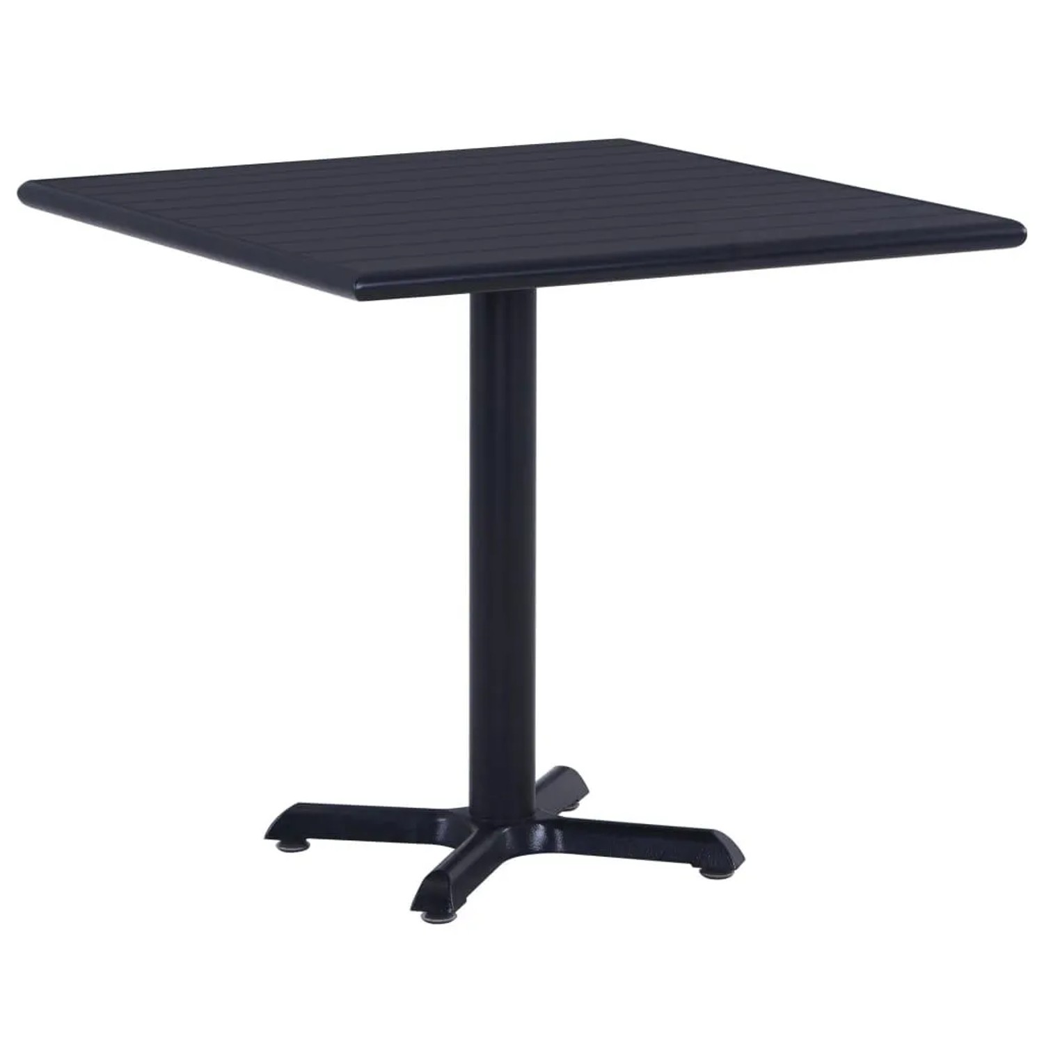 Furnicato Gartentisch Schwarz 80x80x75 Cm