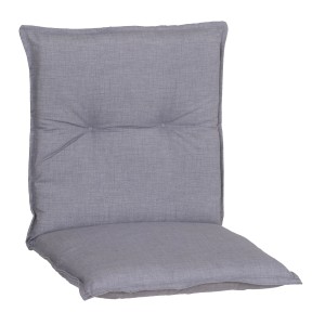 Beo Niedriglehner Auflage Buffalo, 103x50x6cm, hellgrau, für Gartenstuhl oder Balkon.