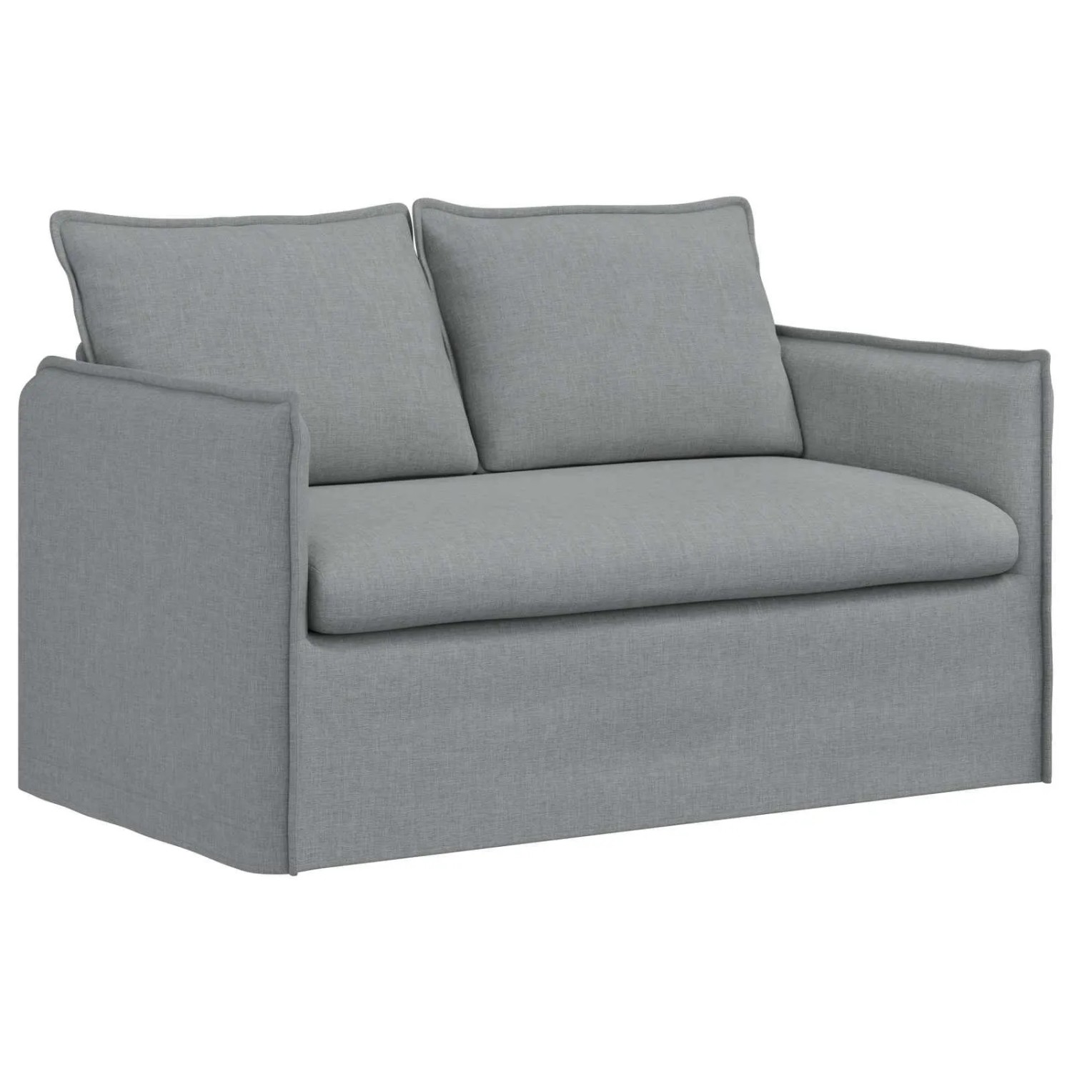 vidaXL Sofa Hellgrau 136 x 82 x 85 cm Stoff 42024511