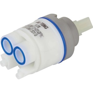 Ersatz-Keramikkartusche, Ø 35 mm, für Waschtischarmatur WT-300 und weitere Modelle.