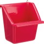 Roter Trixie Hängenapf, 80ml, für Vogelkäfige mit erhöhter Rückwand und Landeplatz.