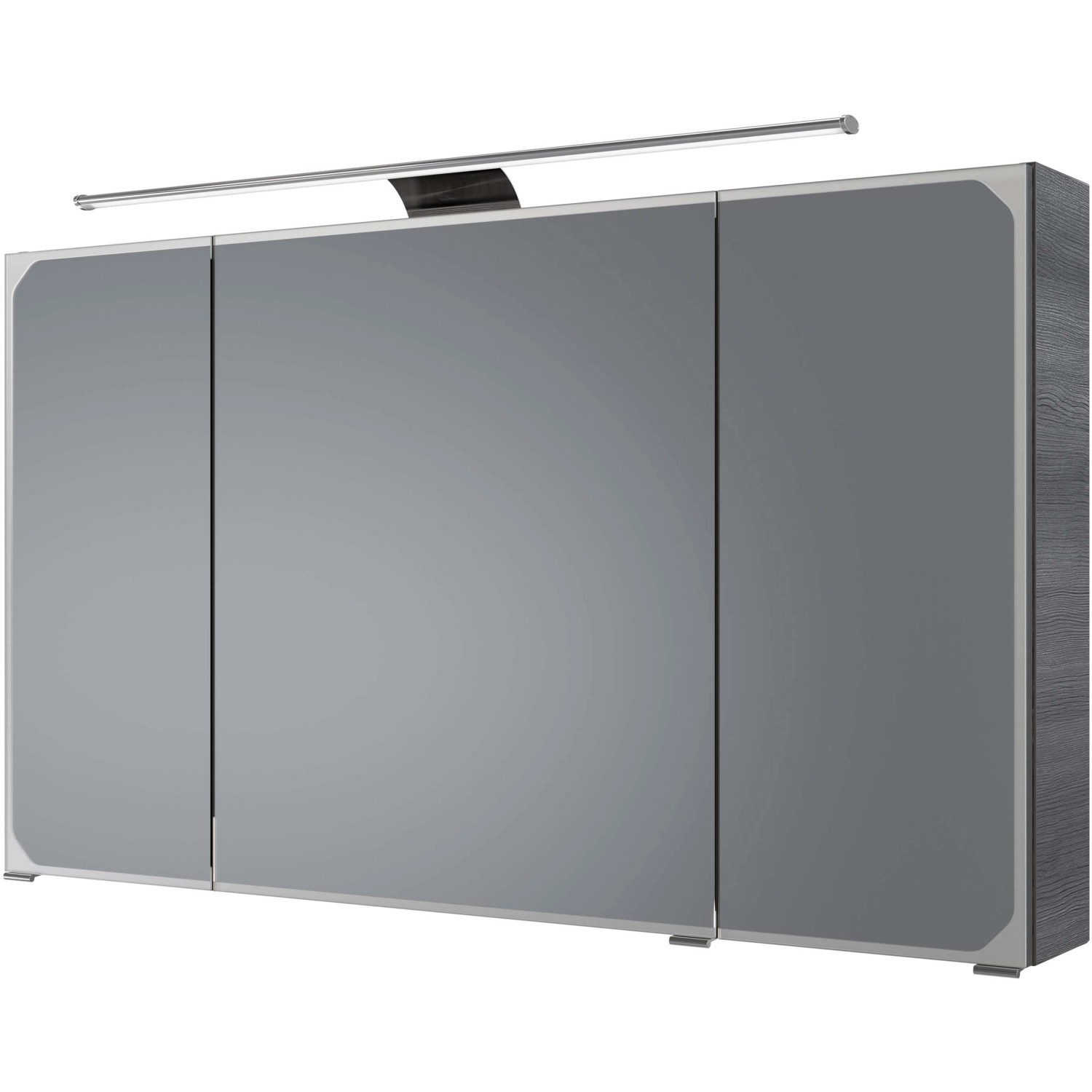 Pelipal Spiegelschrank Quantum 05 Graphit 120 cm mit Softclose Türen