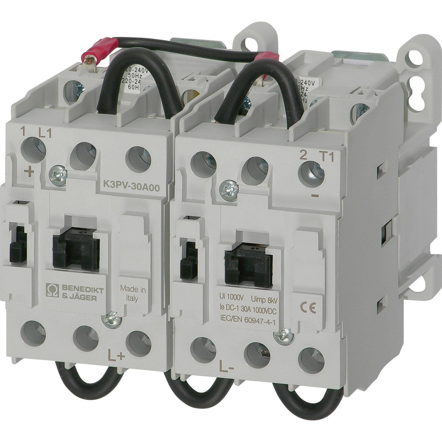 Benedict DC/PV-Leistungsschütze KG3PV-30A00 24 30A/1000VDC1
